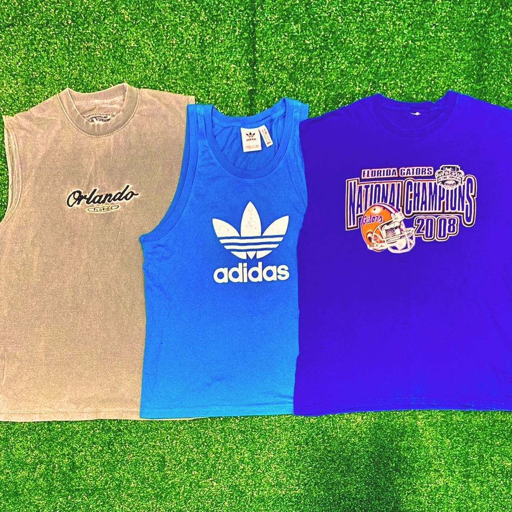 3 Pack Brand Name Tank Top